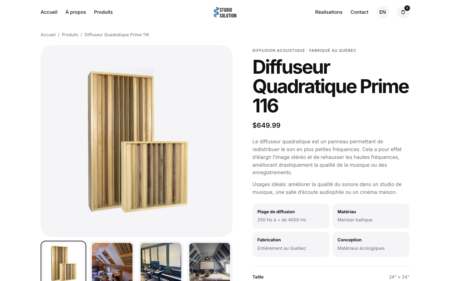 Product v2 screenshot