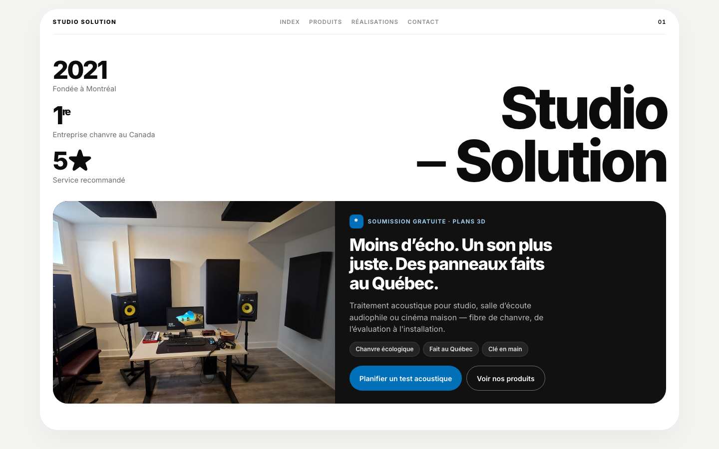 Homepage v5 screenshot