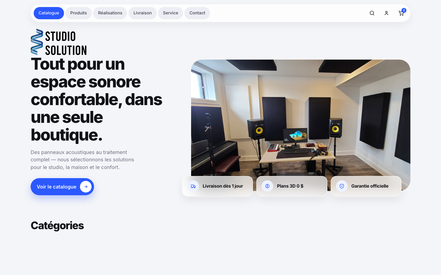Homepage v7 screenshot